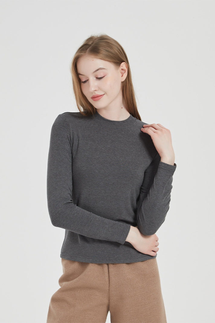 Klassisches Langarm-T-Shirt für Damen