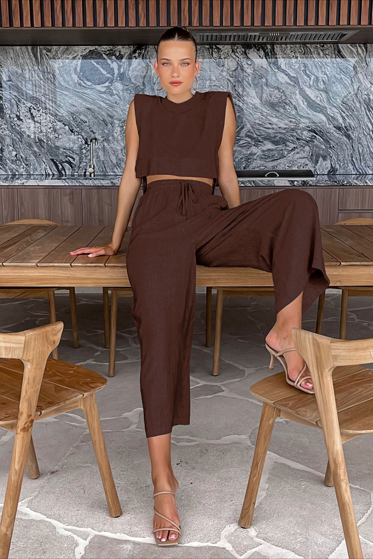The Florence - 2 Piece Linen Summer Set