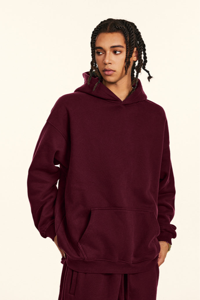 Relaxed Urban Style Oversized Pullover Hoodie