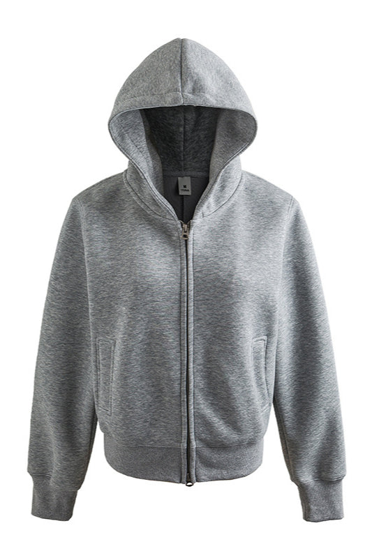 Casual Zip-Up Hoodie