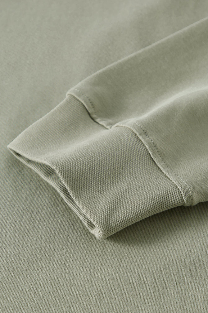 Bequemes Langarm-Sweatshirt mit Rundhalsausschnitt für Herren