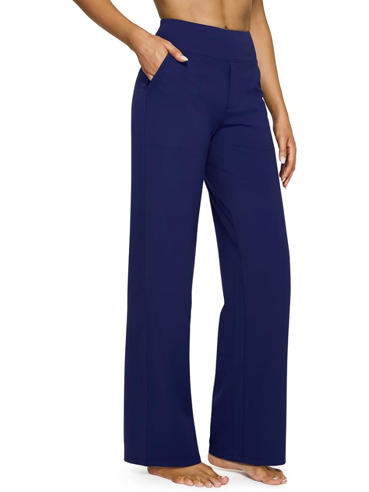 High Waisted Women's Dress Pant: Looks Like Slacks, Feels Like Yoga Pant