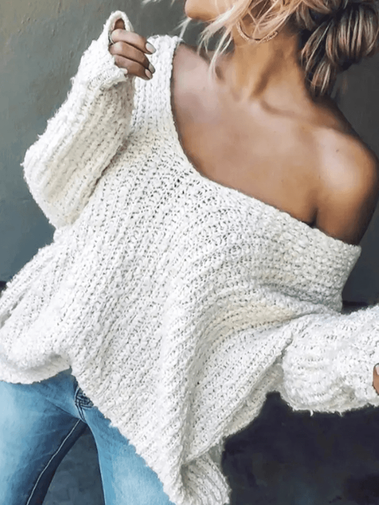 Whispered Avenues Knit Pullover