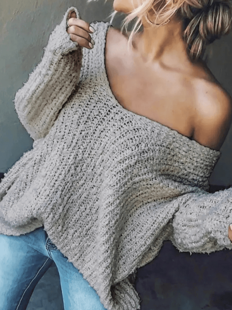 Whispered Avenues Knit Pullover