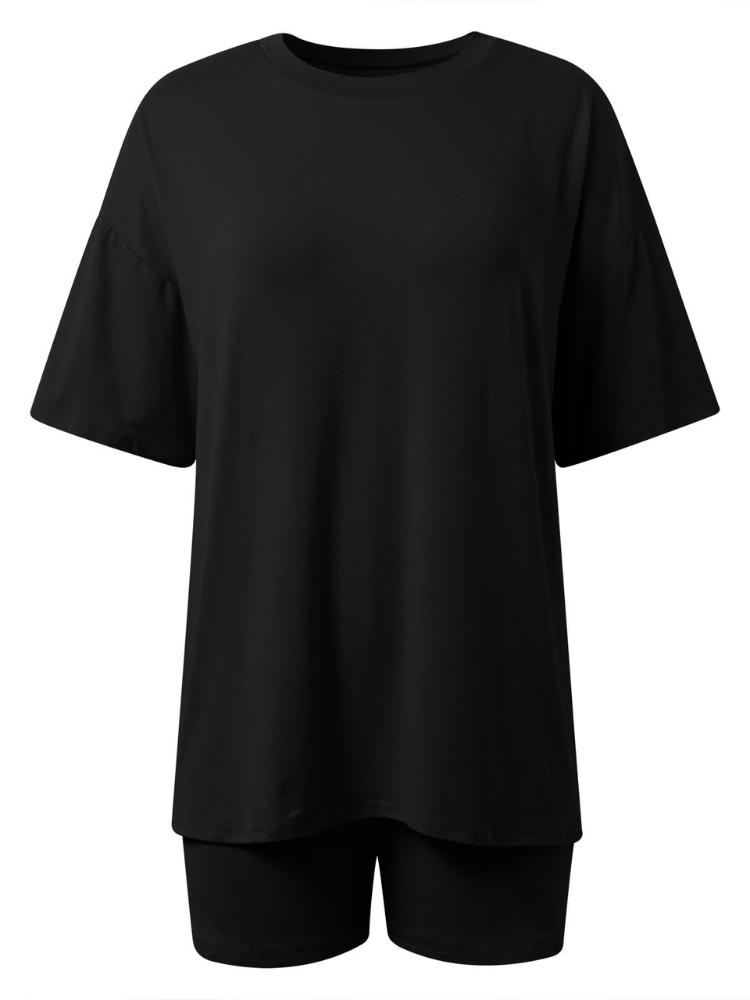 Women’s Soft Stretch Lounge Set – Comfy & Stylish 2-Piece Outfit