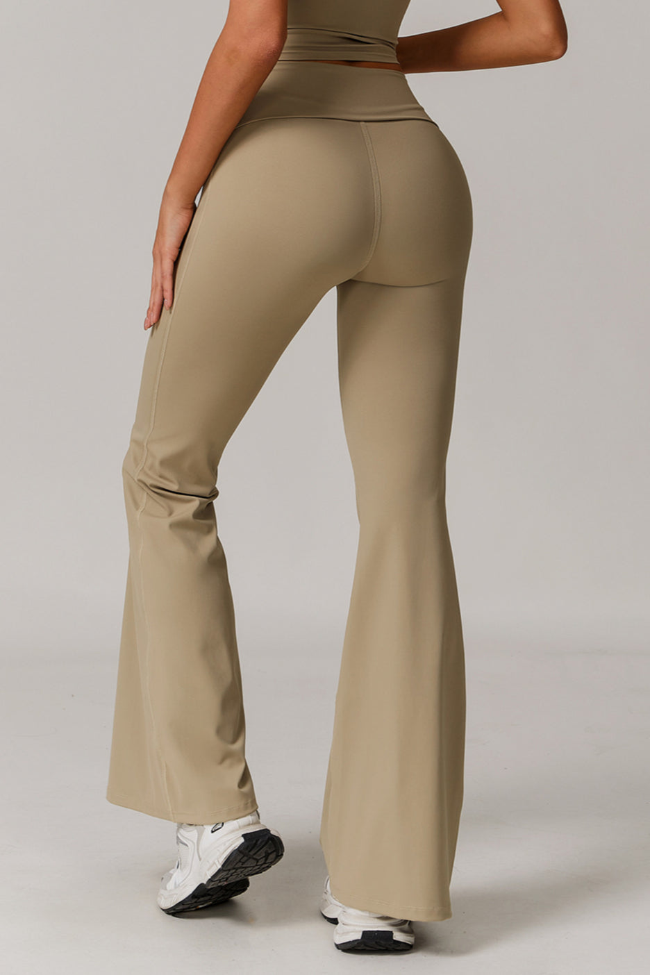 Contour Flow High-Waist Flare Pants