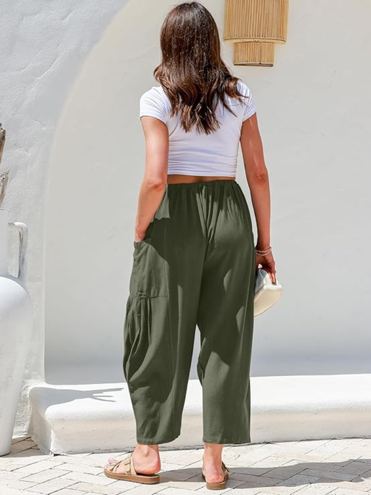 NEW ARRIVAL Women's Linen Wide Leg Summer Pants