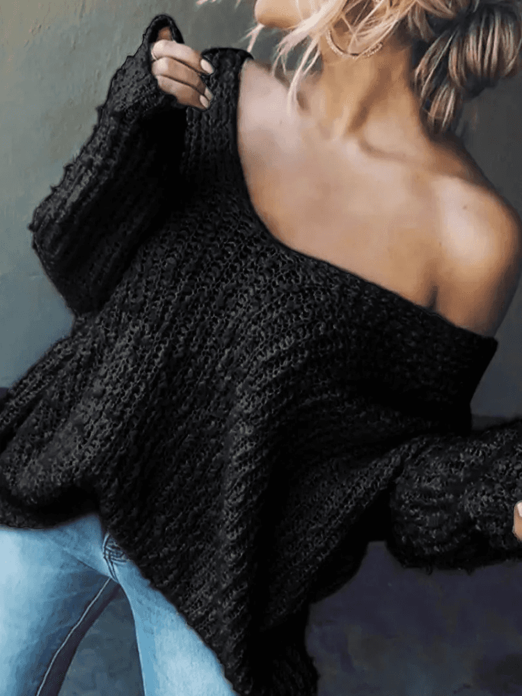 Whispered Avenues Knit Pullover