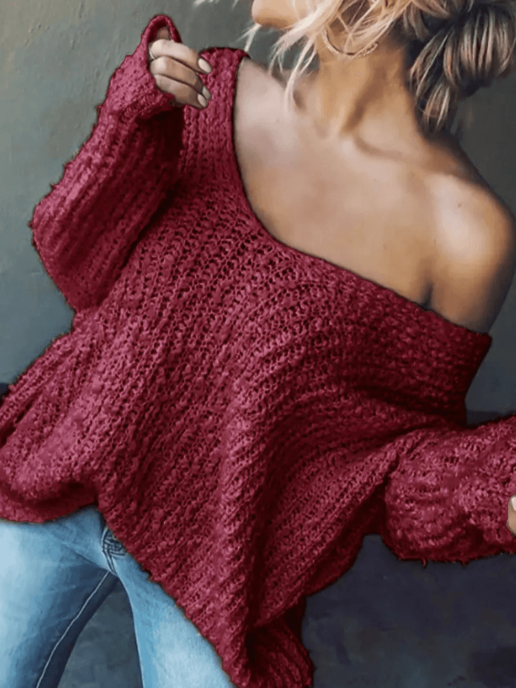 Whispered Avenues Knit Pullover