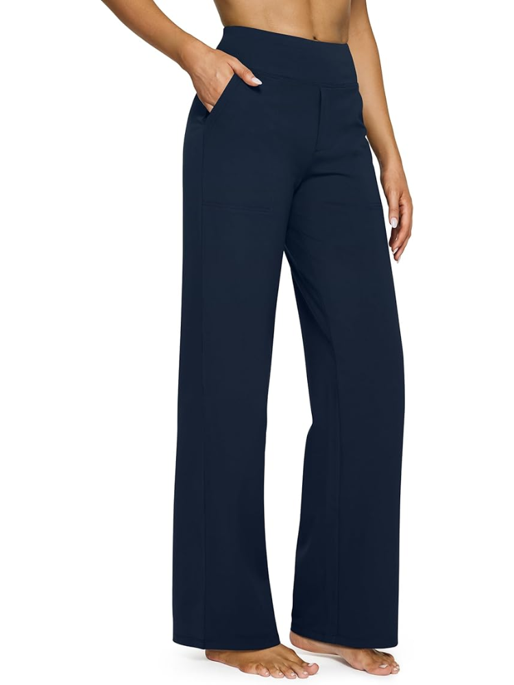 High Waisted Women's Dress Pant: Looks Like Slacks, Feels Like Yoga Pant