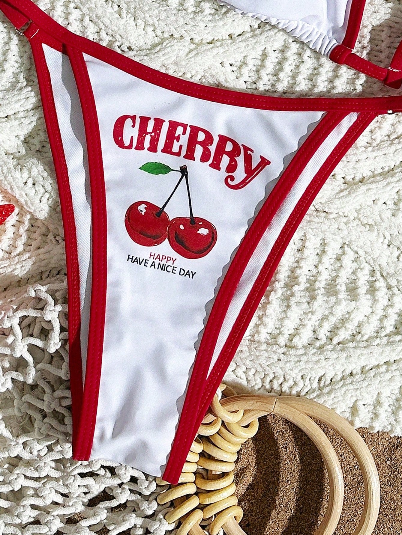 Cherry Bikini Ensemble
