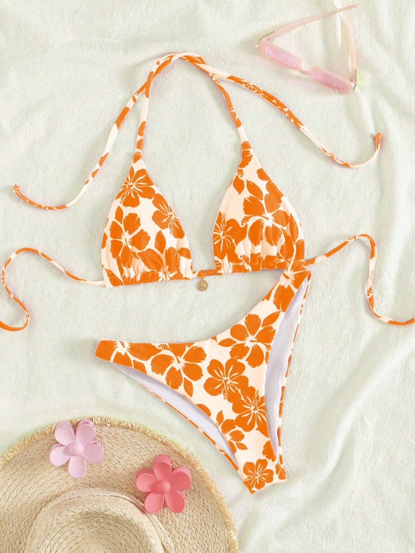 Solstice Bloom Triangle Bikini