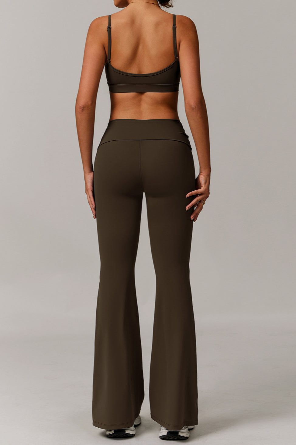 Contour Flow High-Waist Flare Pants