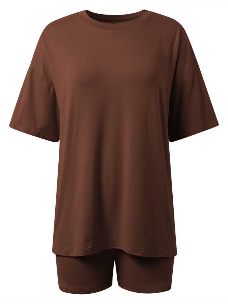 Women’s Soft Stretch Lounge Set – Comfy & Stylish 2-Piece Outfit