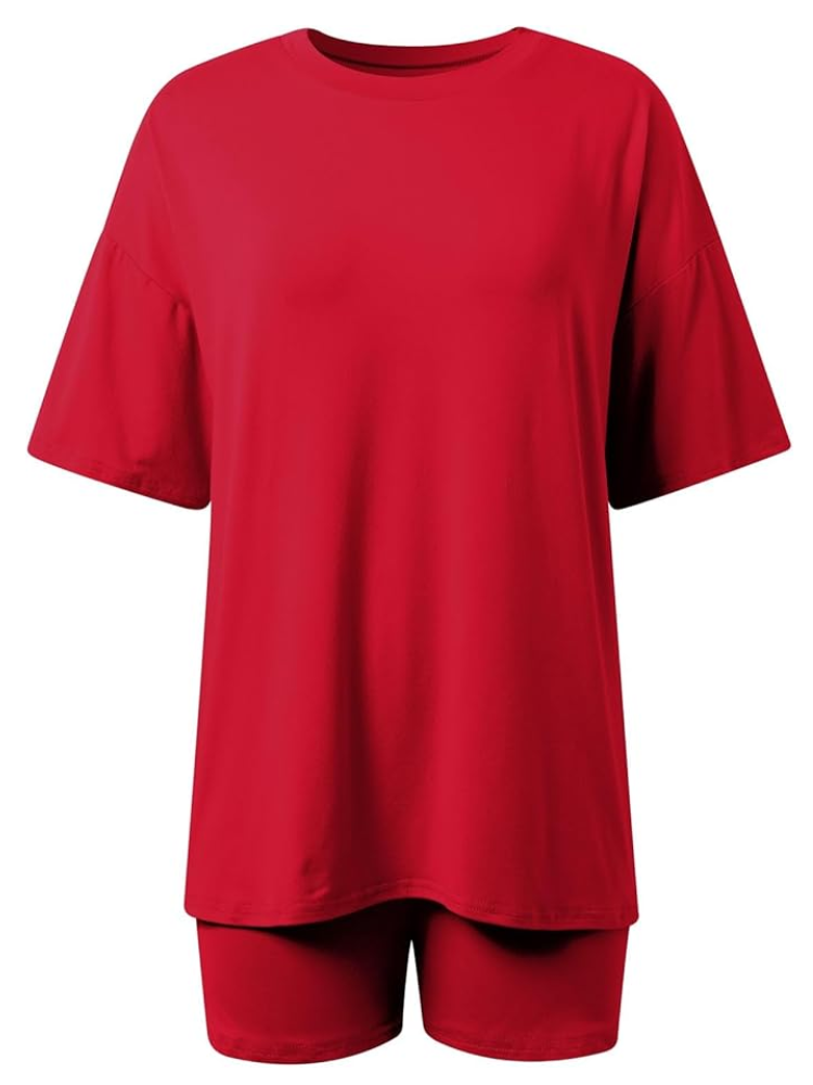 Women’s Soft Stretch Lounge Set – Comfy & Stylish 2-Piece Outfit