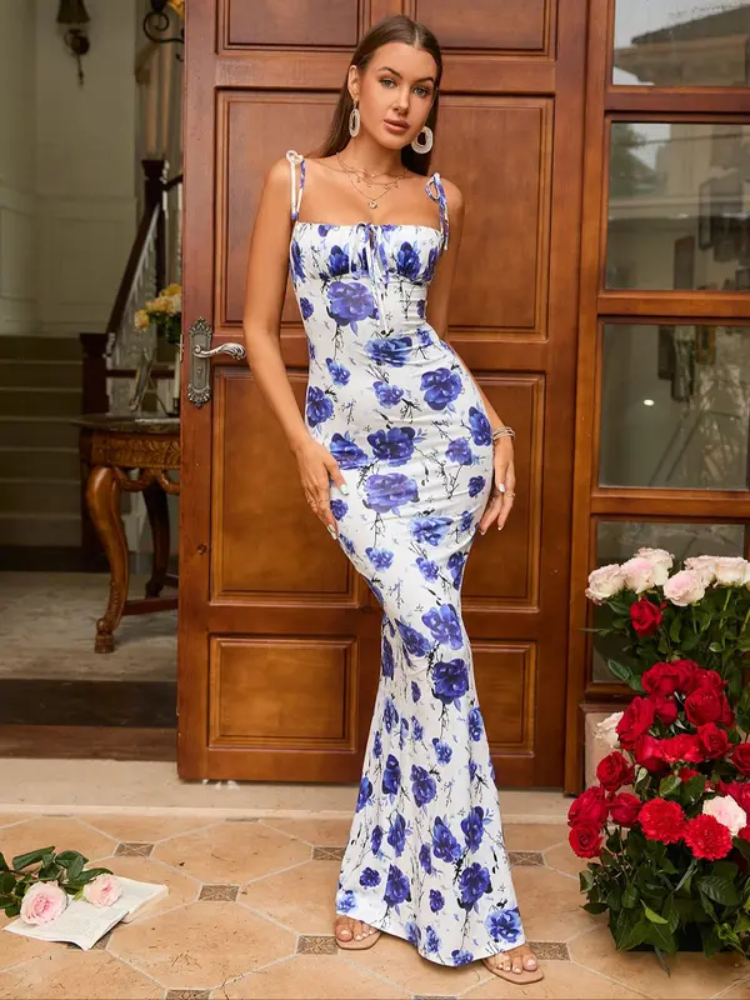Seraphine Blossom Silhouette Dress