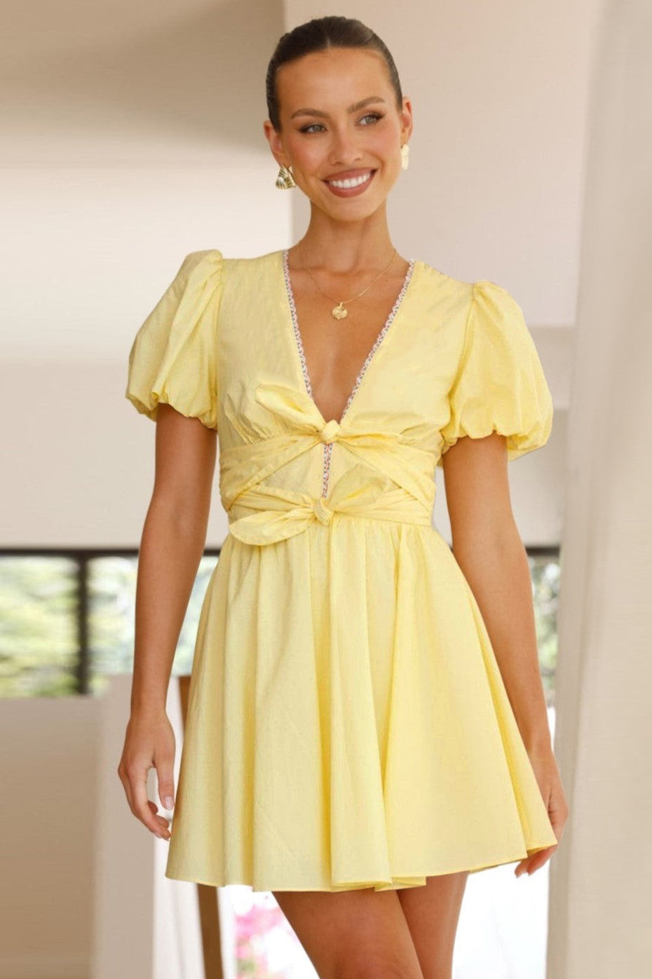 Amélie Bow Detail Dress