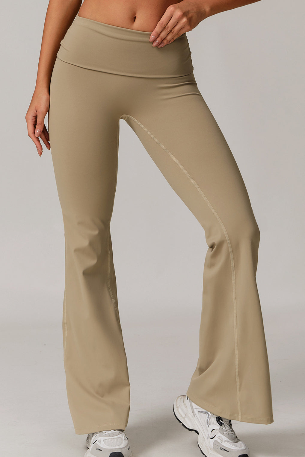 Contour Flow High-Waist Flare Pants