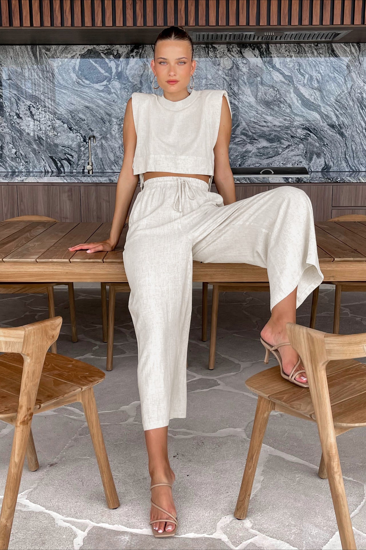 The Florence - 2 Piece Linen Summer Set