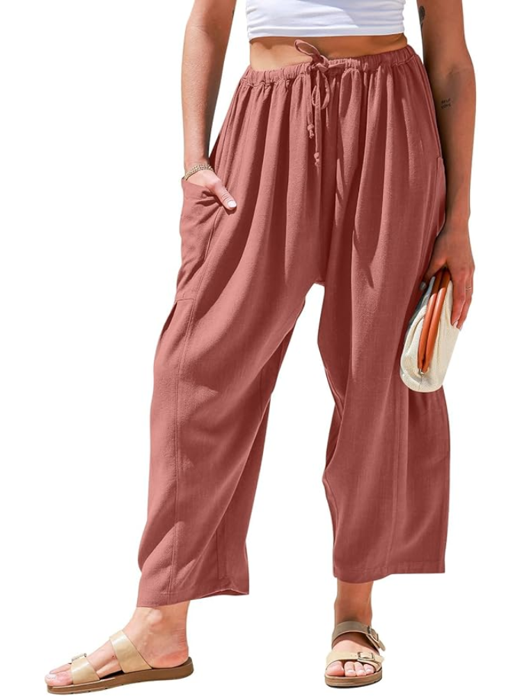 NEW ARRIVAL Women's Linen Wide Leg Summer Pants