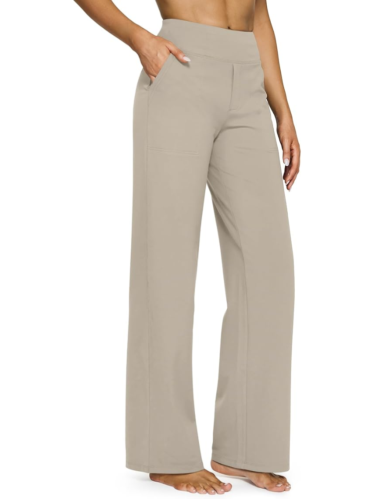 High Waisted Women's Dress Pant: Looks Like Slacks, Feels Like Yoga Pant