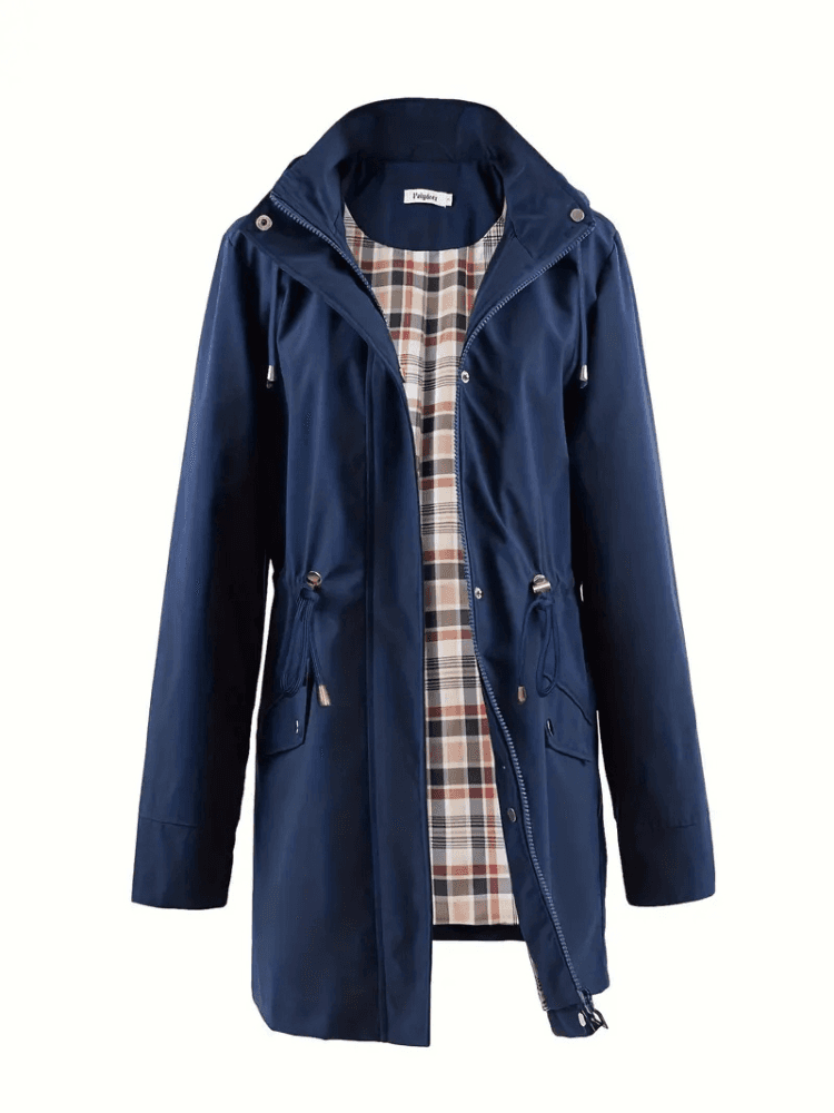 Heritage Plaid-Lined Waterproof Raincoat