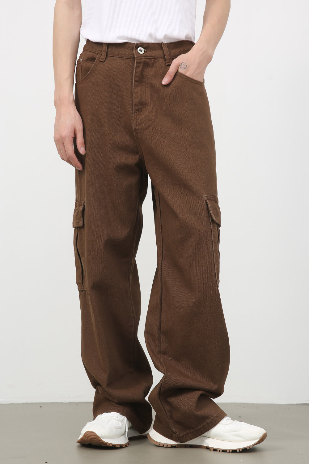 Trendy weite, lässige Cargohose