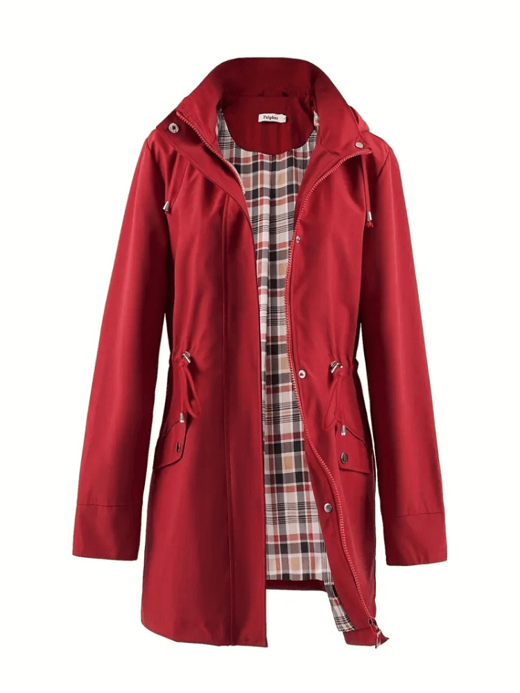Heritage Plaid-Lined Waterproof Raincoat