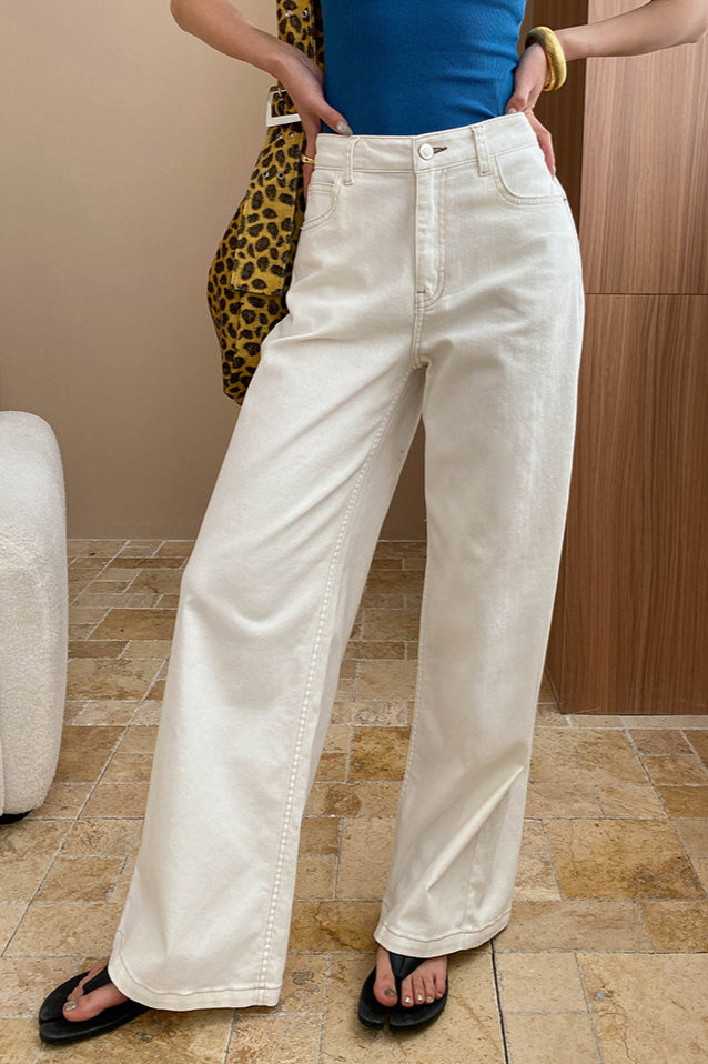The Ivory - Wide-Leg Denim