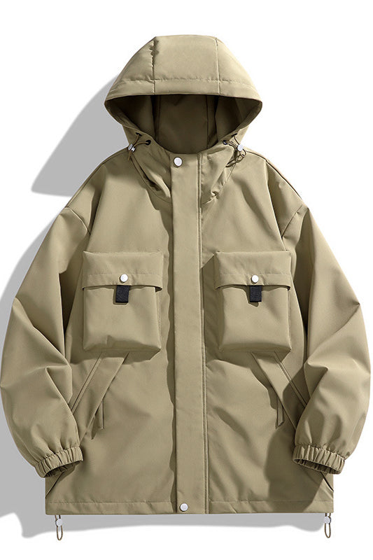 Vielseitiger Parka mit Kapuze und Taschen