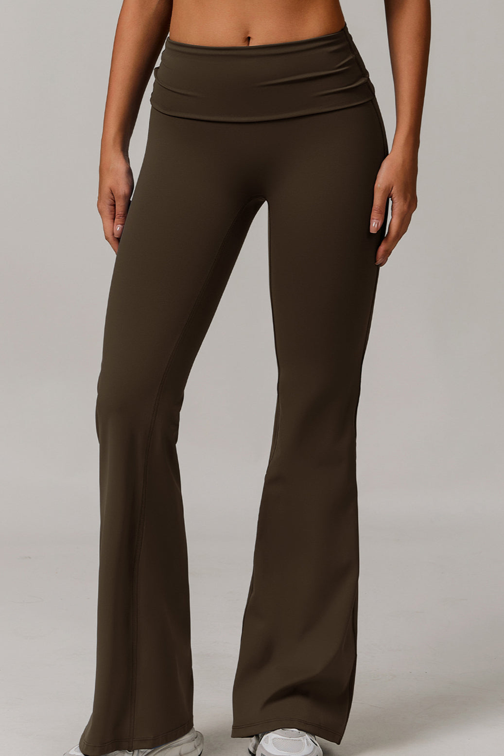 Contour Flow High-Waist Flare Pants
