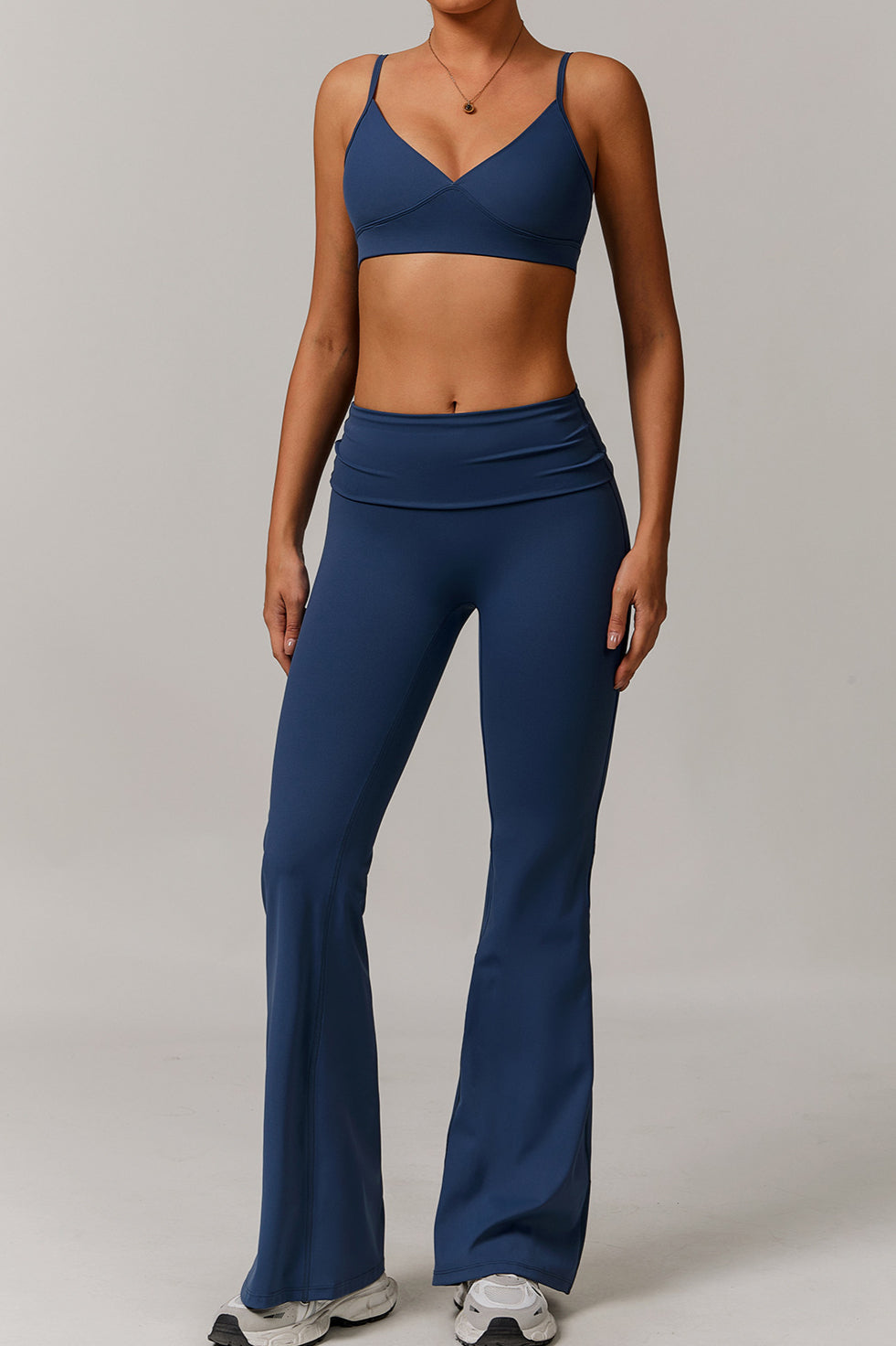 Contour Flow High-Waist Flare Pants
