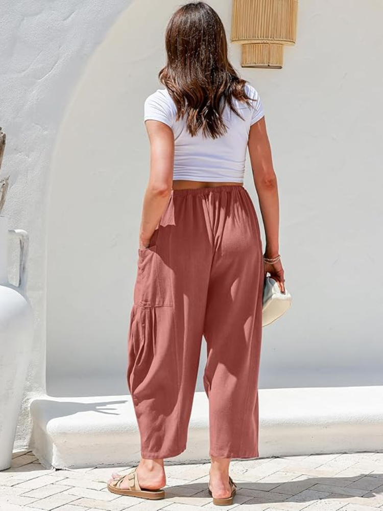 NEW ARRIVAL Women's Linen Wide Leg Summer Pants
