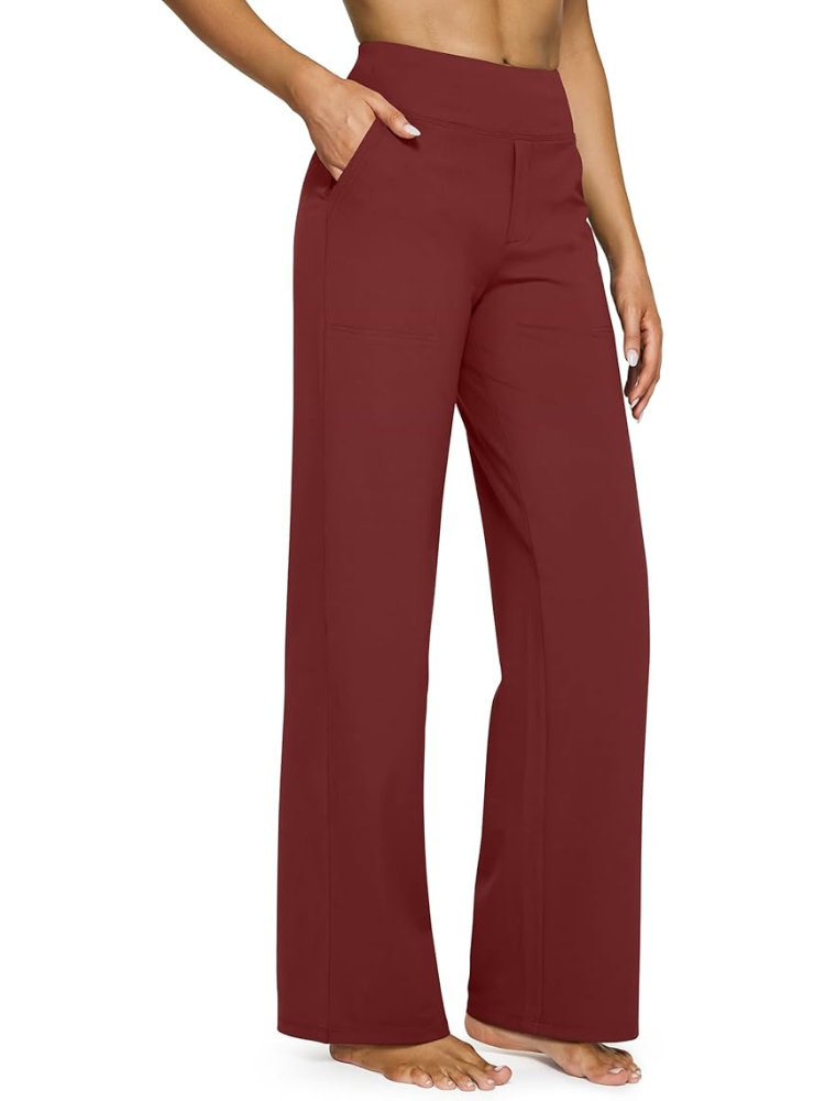 High Waisted Women's Dress Pant: Looks Like Slacks, Feels Like Yoga Pant