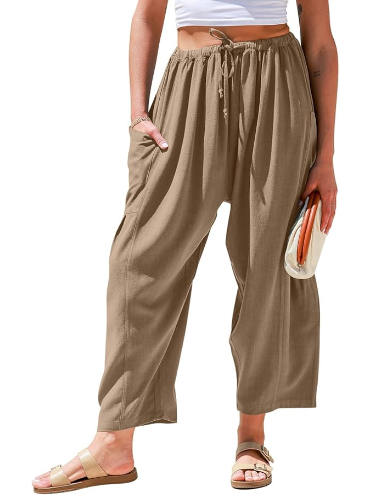 NEW ARRIVAL Women's Linen Wide Leg Summer Pants