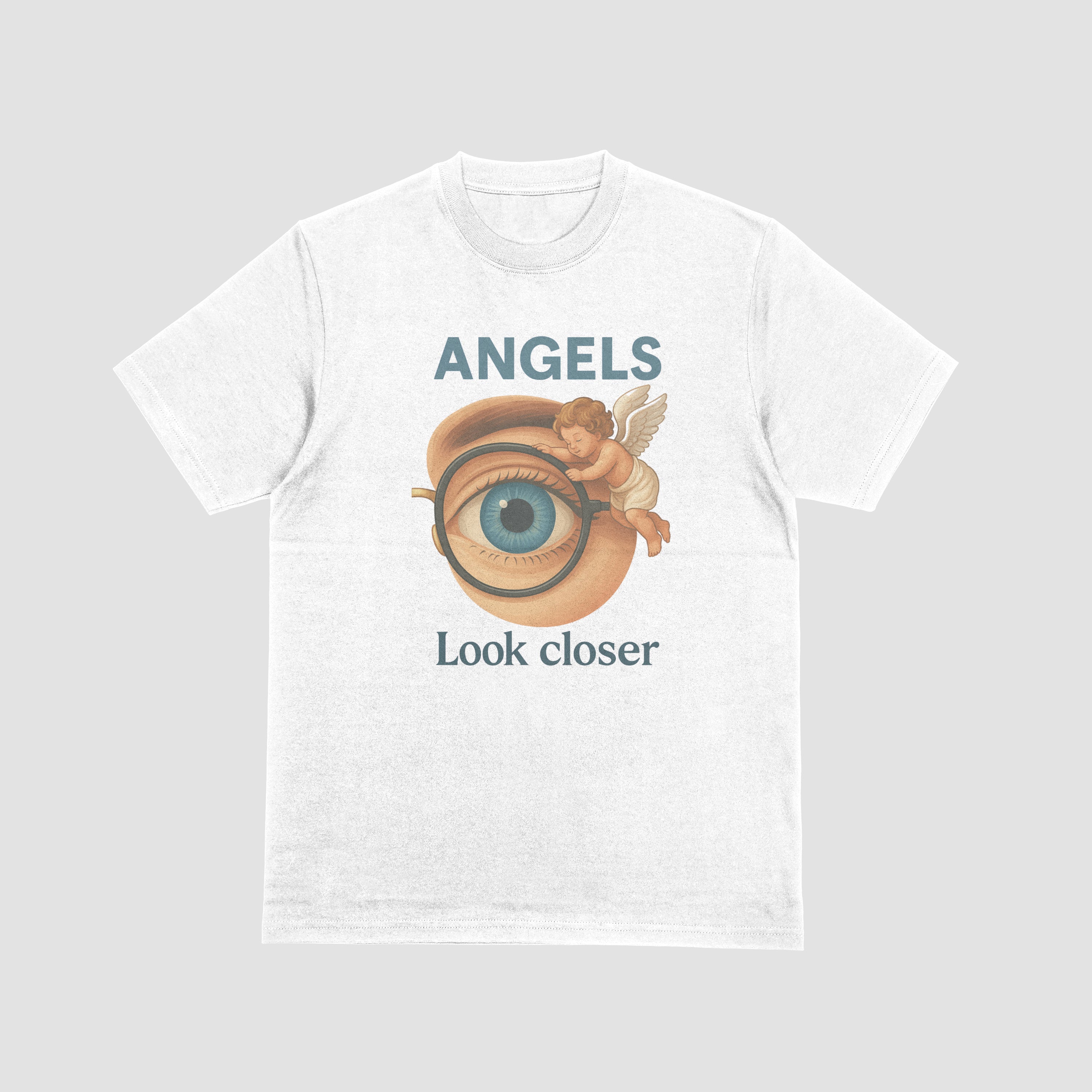 Angels Look Closer Classic Tee