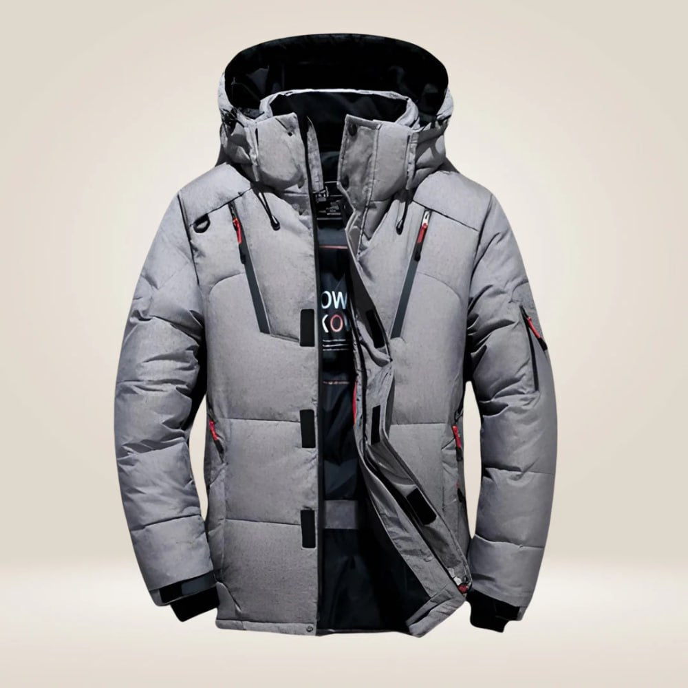 Winter Padded Waterproof Puffer Jacket with Detachable