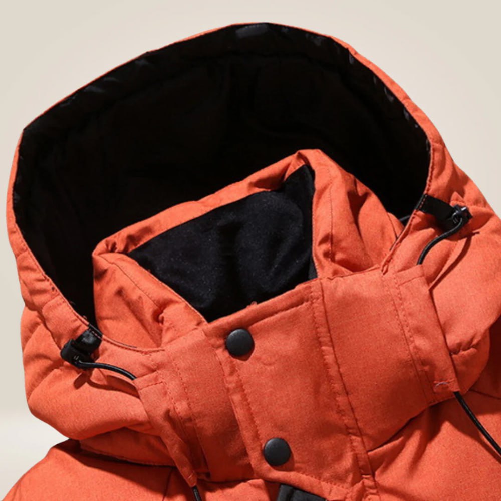 Winter Padded Waterproof Puffer Jacket with Detachable