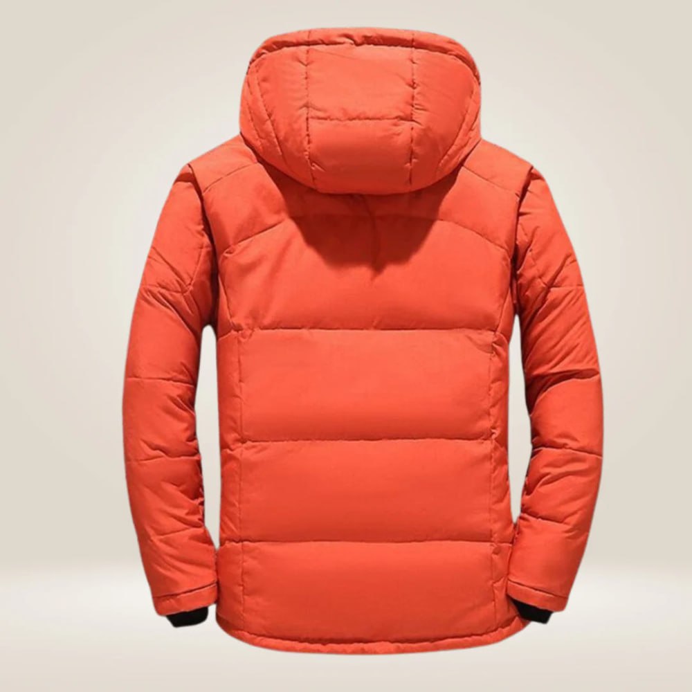 Winter Padded Waterproof Puffer Jacket with Detachable