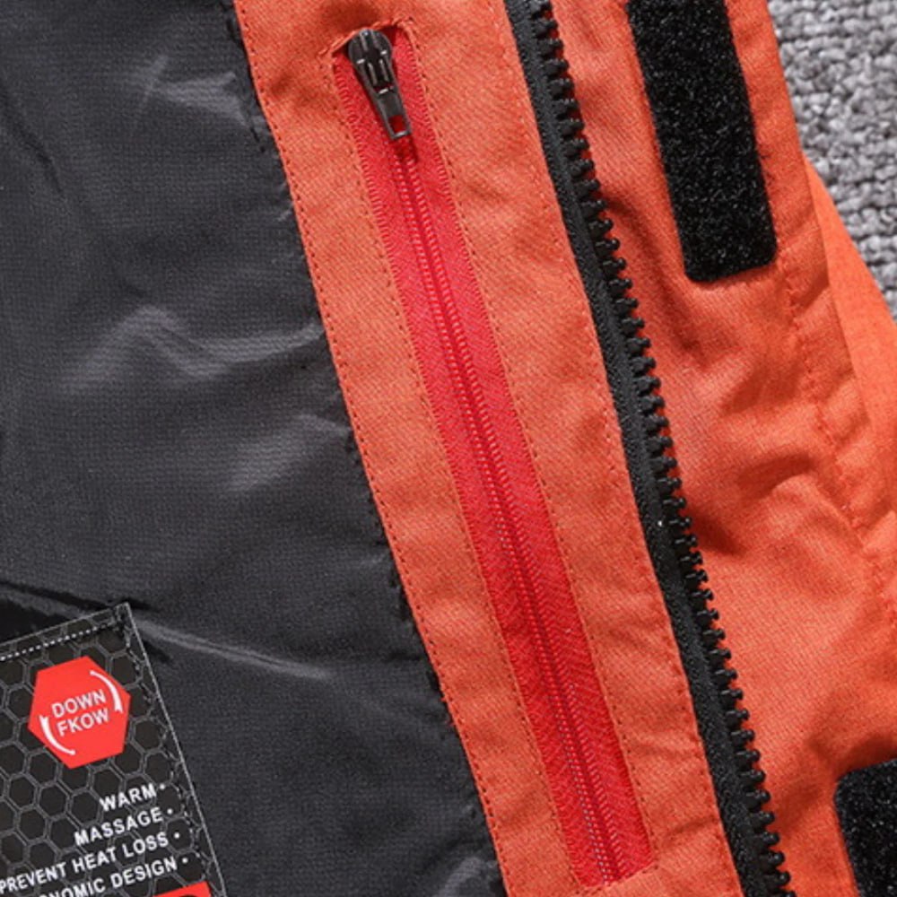 Winter Padded Waterproof Puffer Jacket with Detachable