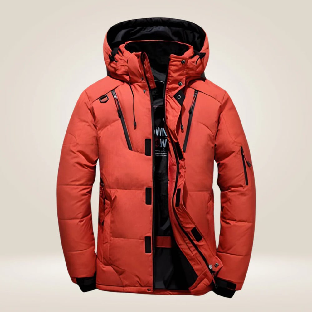 Winter Padded Waterproof Puffer Jacket with Detachable