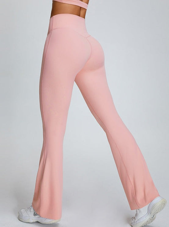 Blush Pink High-Waist Tummy Control Micro Large Yoga Pants