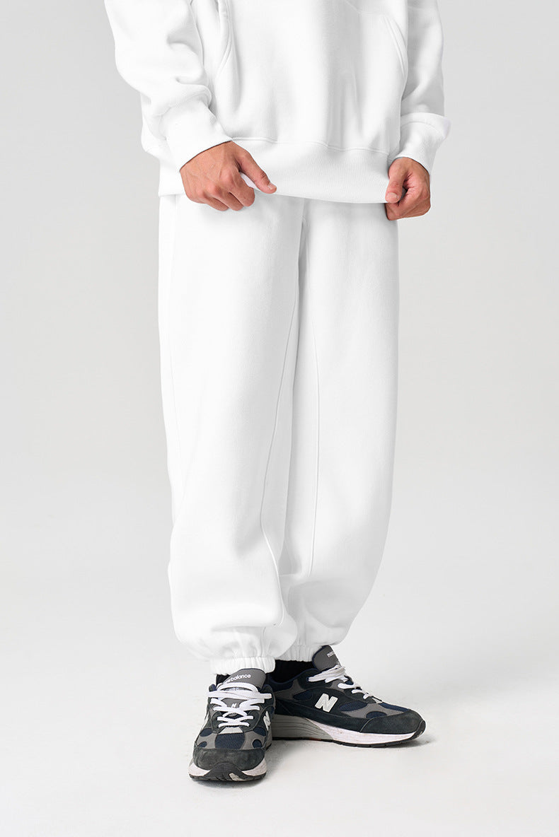 Bequeme Jogginghose aus Baumwolle mit elastischem Bund