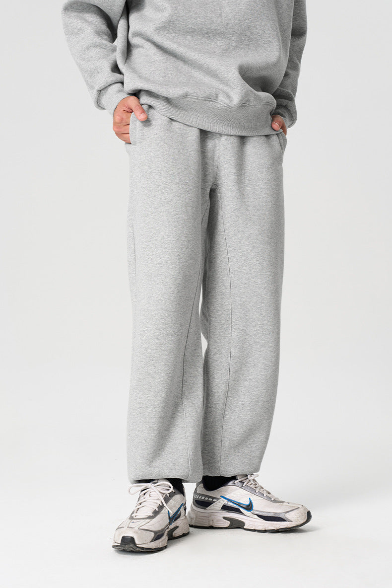 Bequeme Jogginghose aus Baumwolle mit elastischem Bund