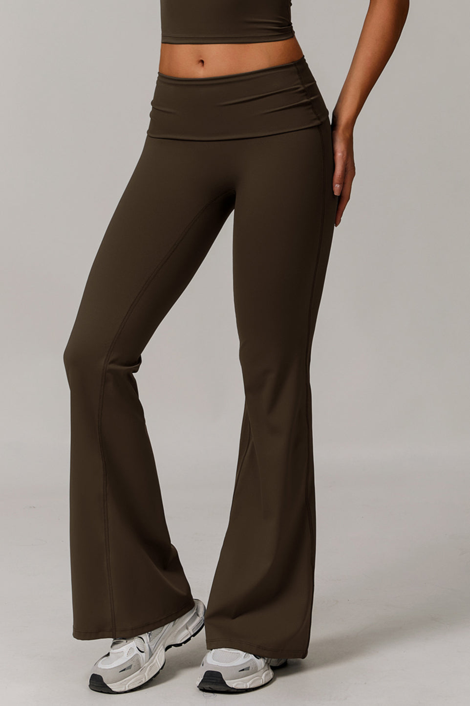 Contour Flow High-Waist Flare Pants