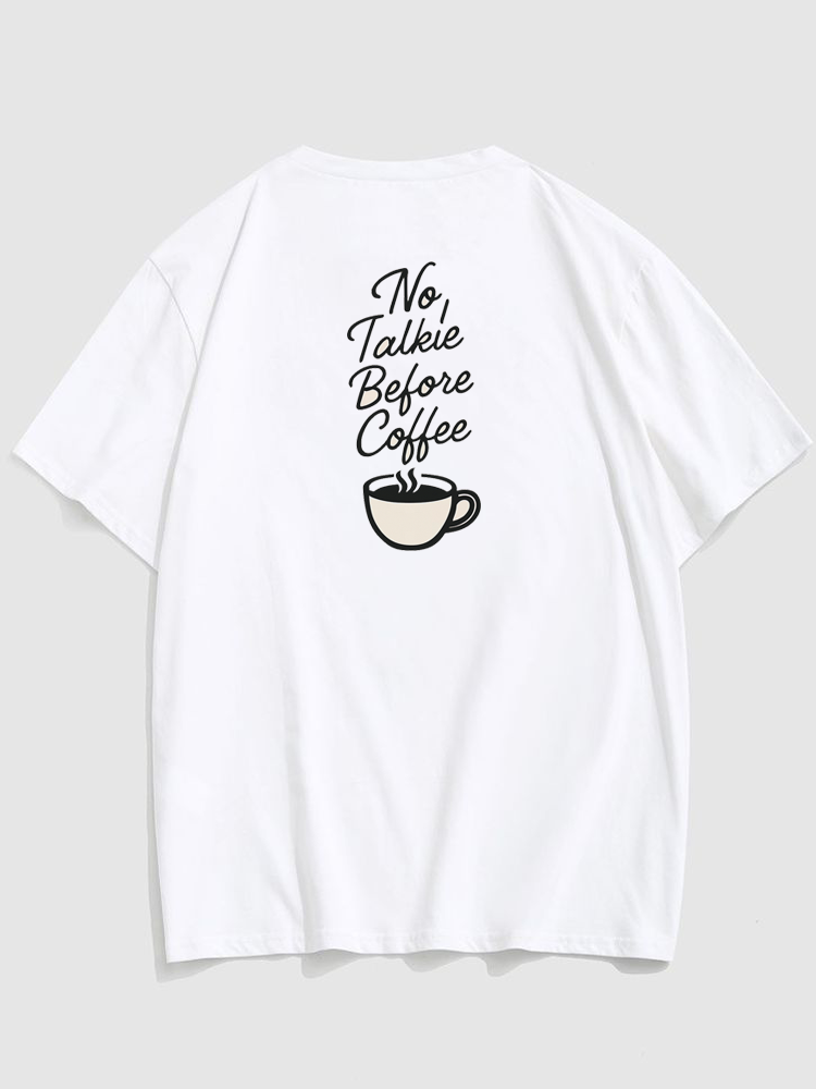 No Talkie Before Coffee Classic Tee
