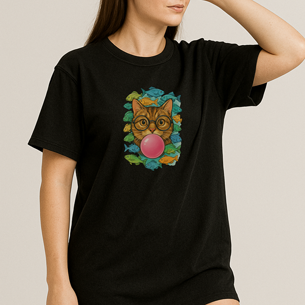 Tabby Cat & Bubblegum Classic Tee