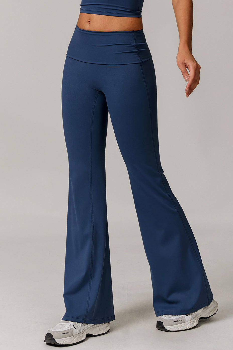 Contour Flow High-Waist Flare Pants