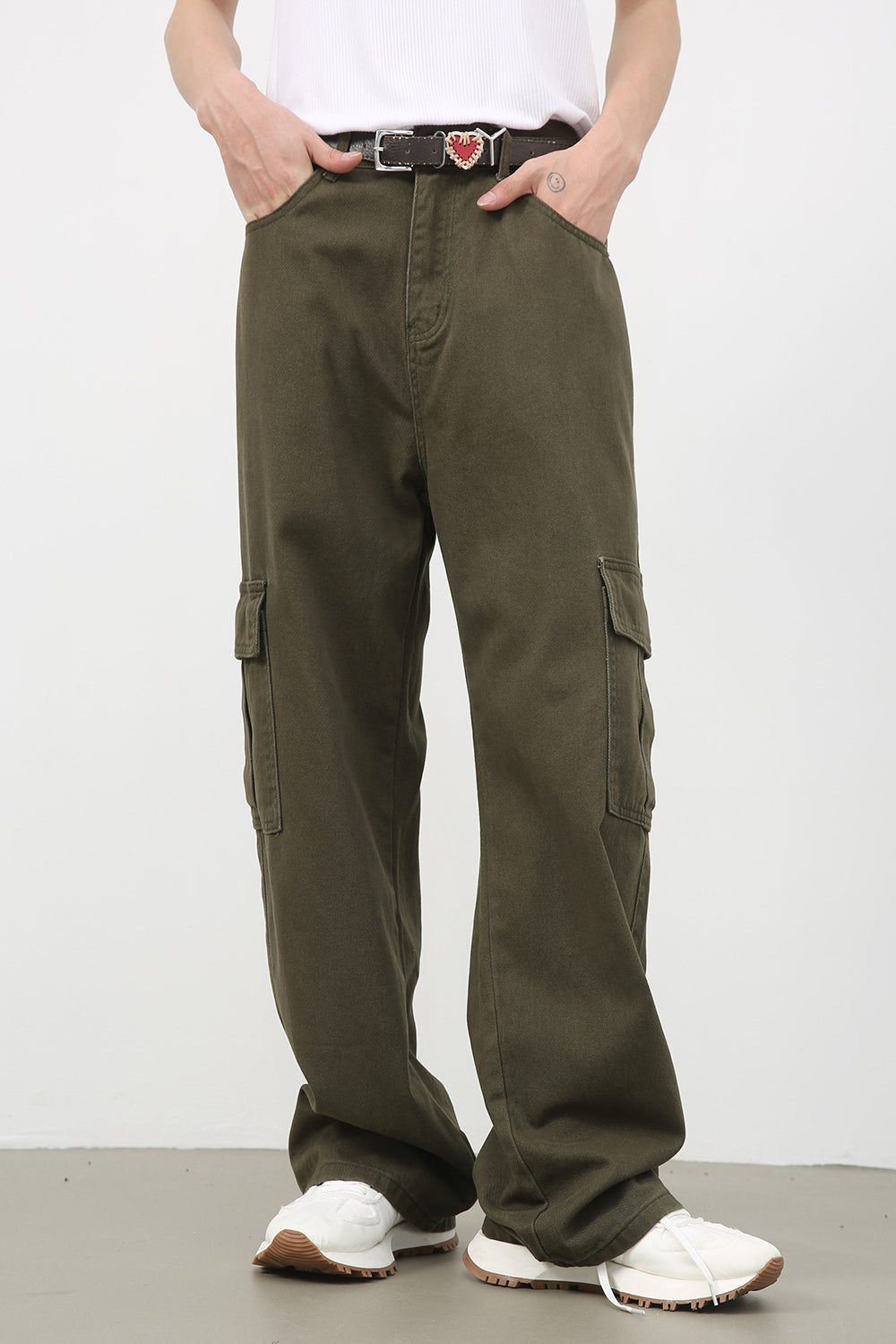 Trendy weite, lässige Cargohose