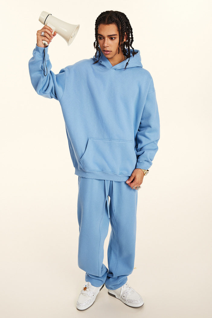 Relaxed Urban Style Oversized Pullover Hoodie